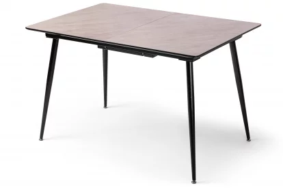 Стіл обідній розкладний 6-8 місць 120 см, Beige dust melamin