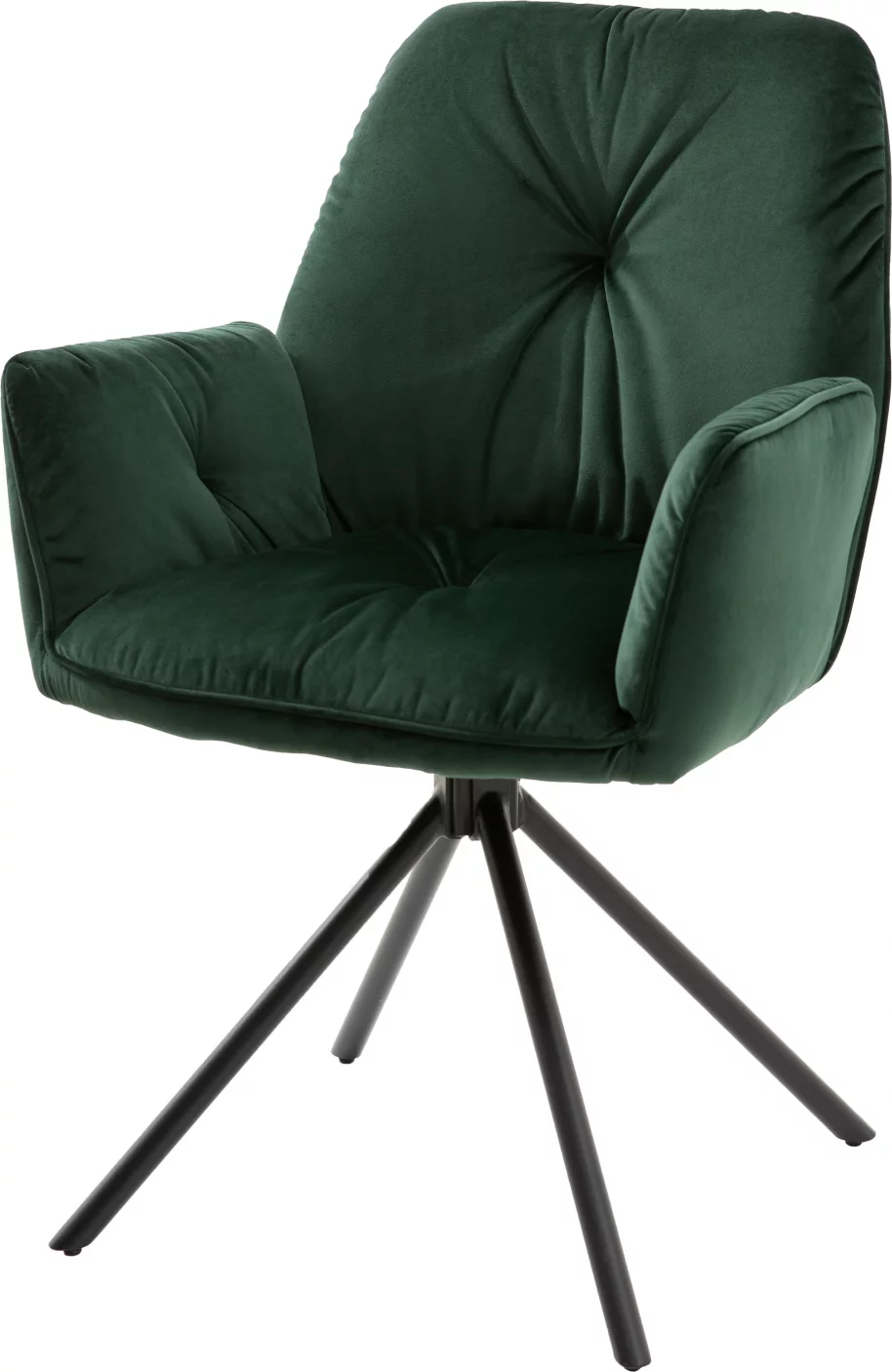 Cтілець обідній з підлокітниками , Malachite velvet