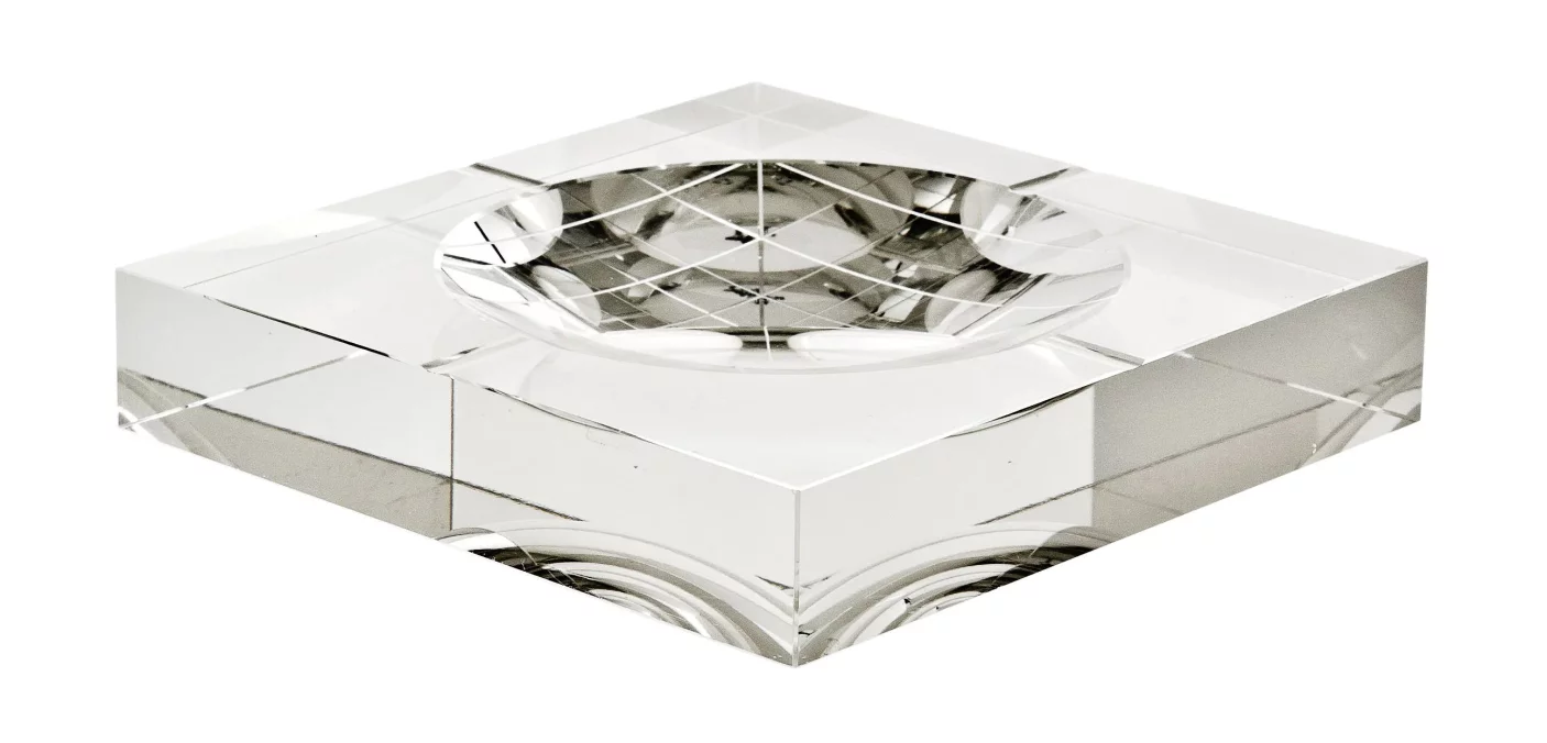 Попільничка , Clear crystal glass