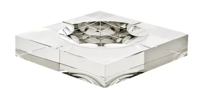 Попільничка , Clear crystal glass