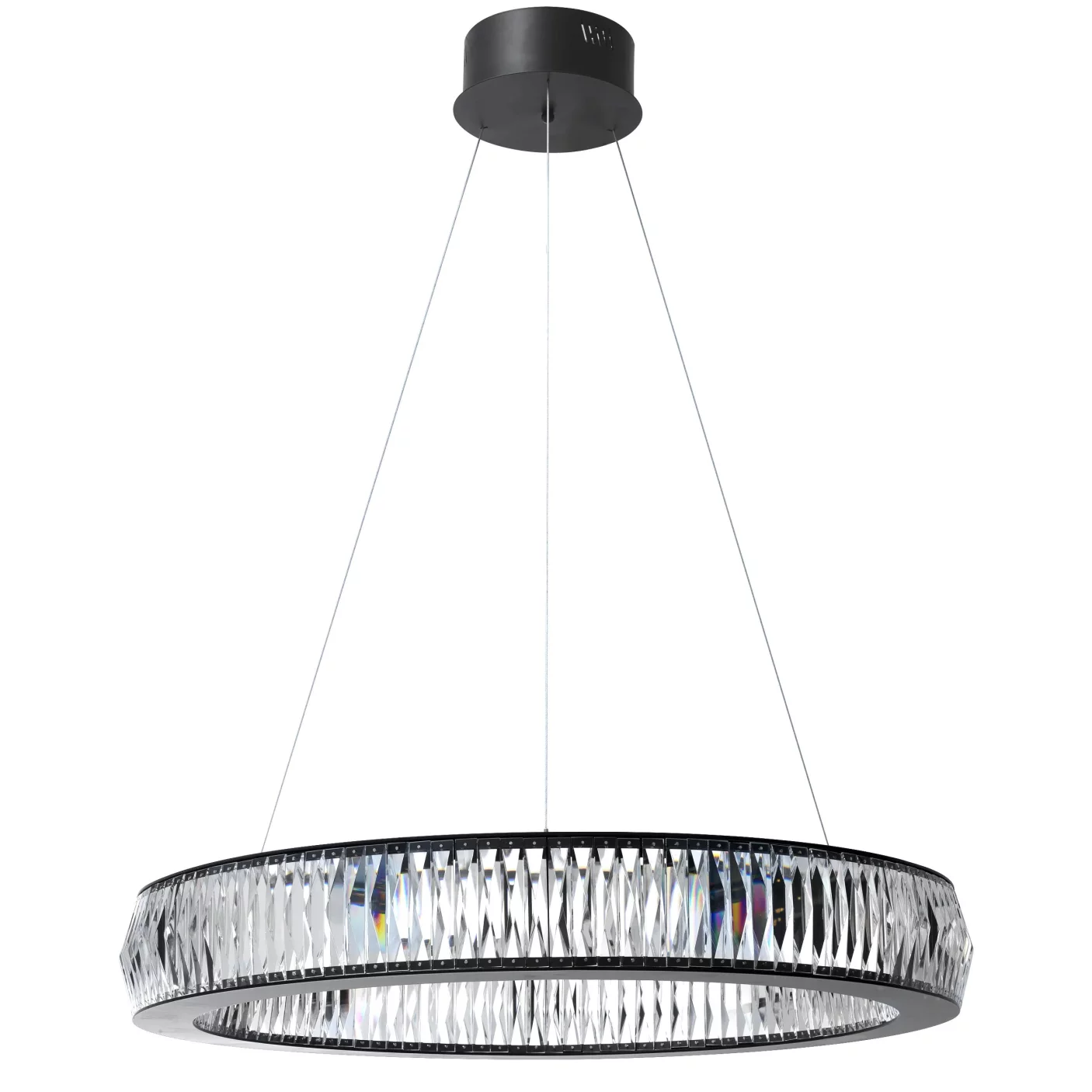 Люстра , Black finish, crystal glass