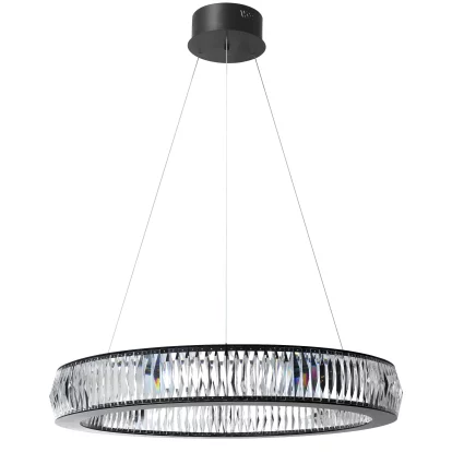 Люстра , Black finish, crystal glass