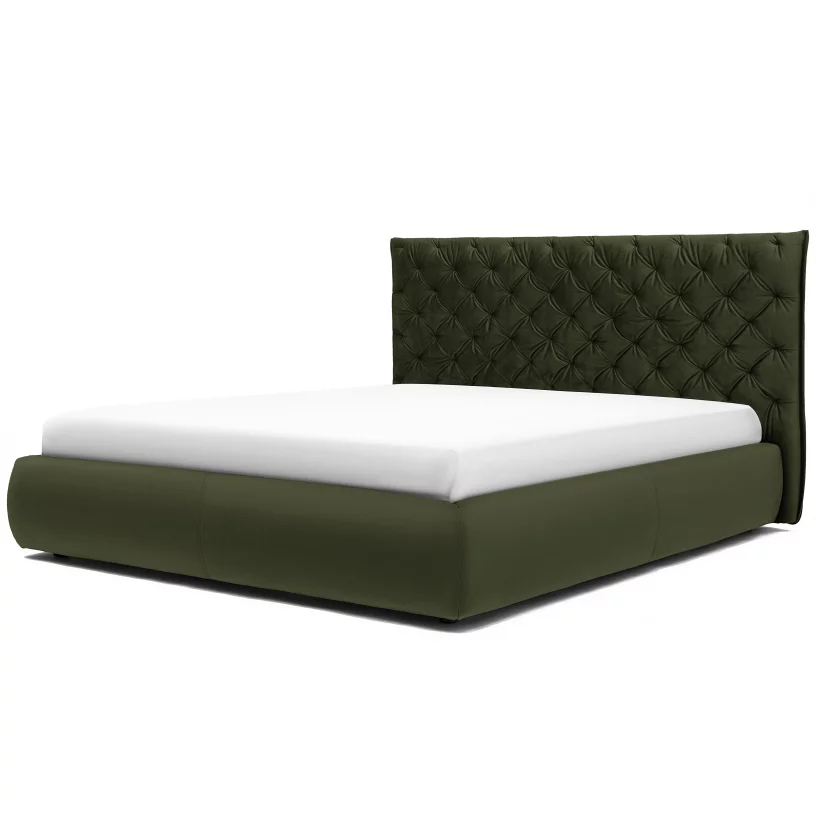 Ліжко 160*200 з підйомним механізмом, Malachite velvet