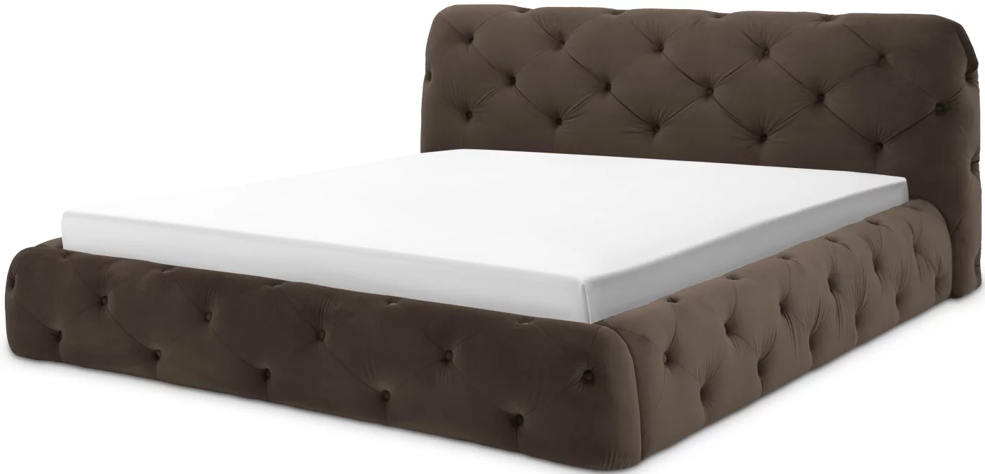 Ліжко 180*200 з підйомним механізмом, Cioccolato fondente velvet