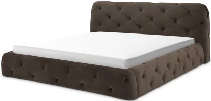 Ліжко 180*200 з підйомним механізмом, Cioccolato fondente velvet