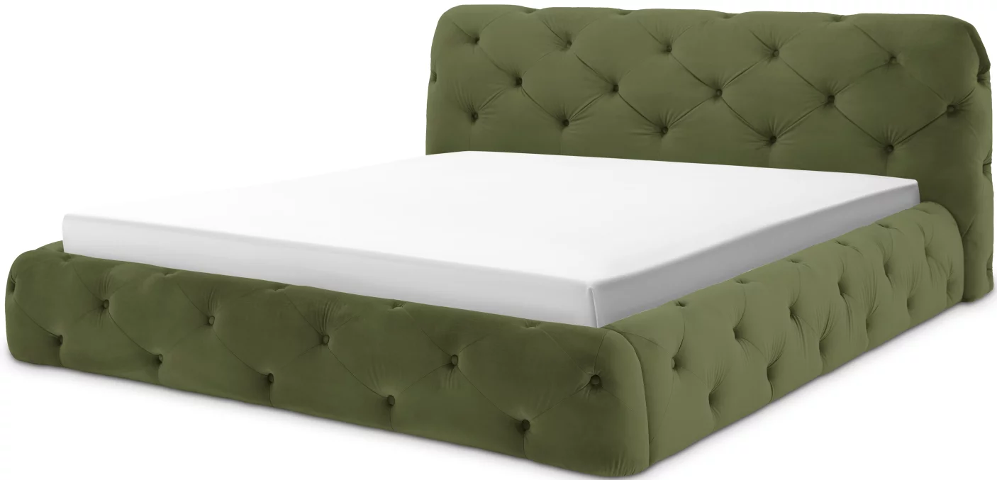 Ліжко 180*200 з підйомним механізмом, Malachite velvet