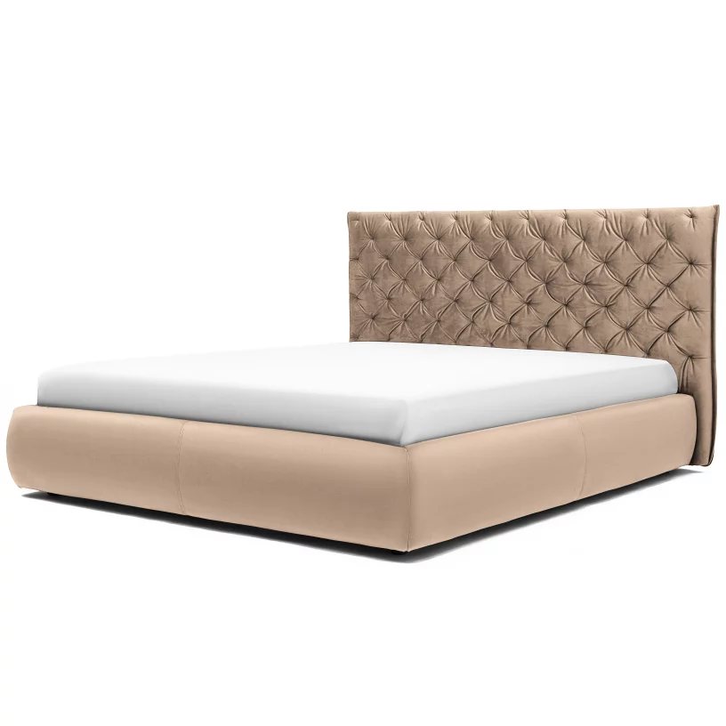 Ліжко 180*200 з підйомним механізмом, Champagne velvet