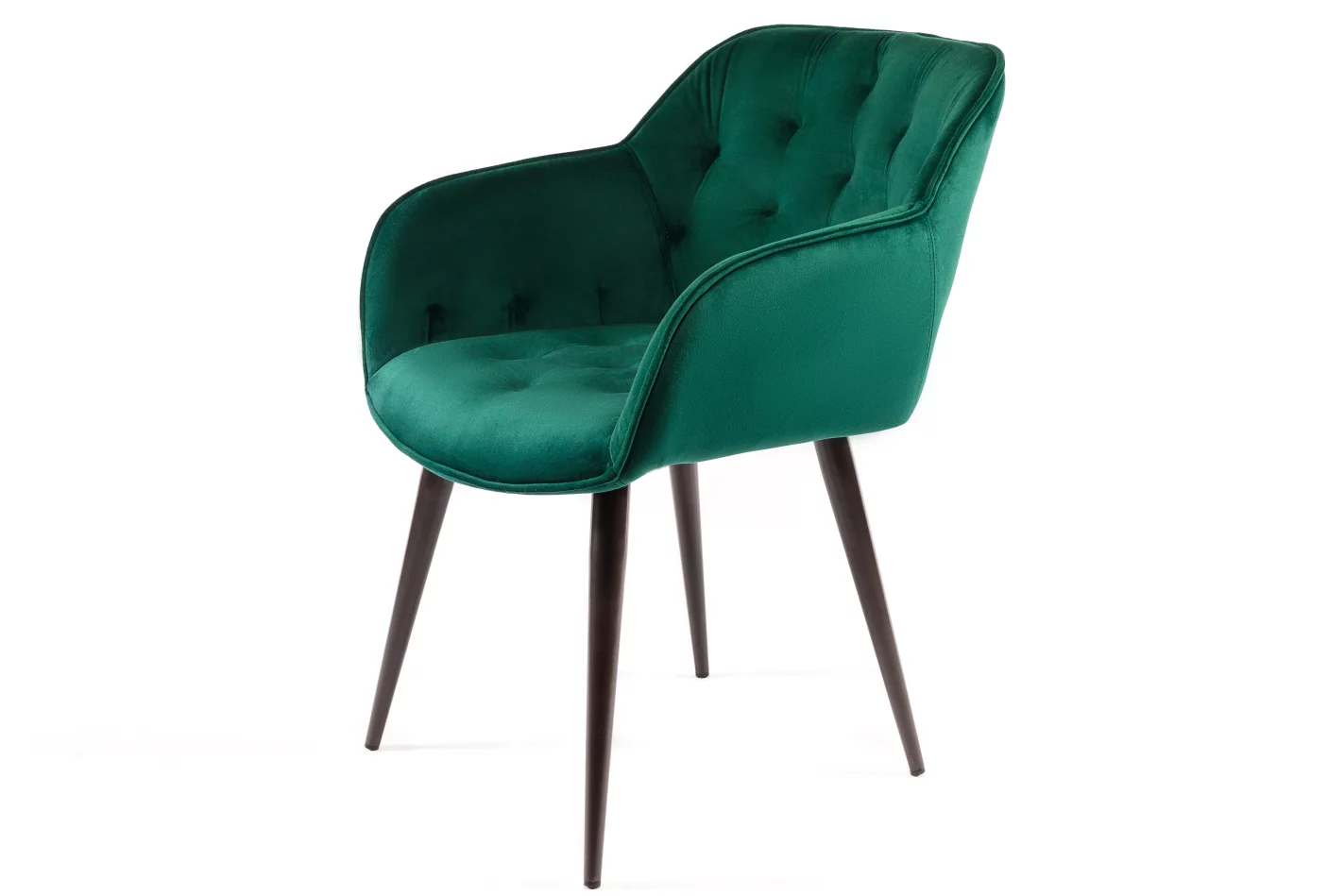 Cтілець обідній з підлокітниками , Malachite velvet