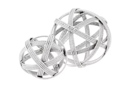 Декоративний елемент ø 12,5 / ø 20 cm , Nickel finish