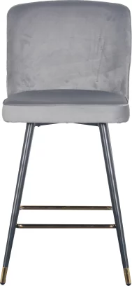 Напівбарний стілець , Silver velvet