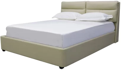 Ліжко 160*200 з підйомним механізмом, Light beige velvet