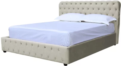 Ліжко 160*200 з підйомним механізмом, Light grey velvet