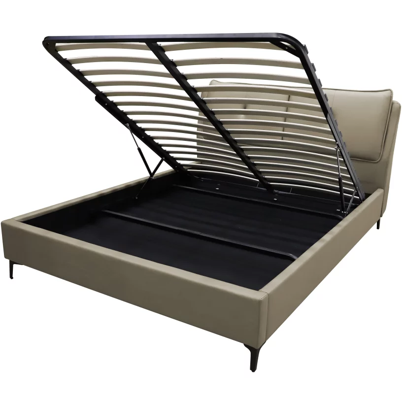 Ліжко 160*200 з підйомним механізмом, Light grey