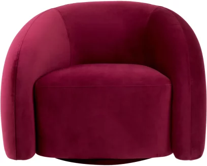 Крісло поворотне , Savona bordeaux red velvet