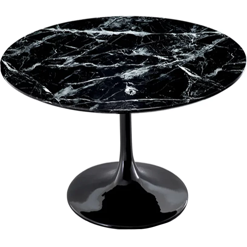 Стіл обідній 170 см, Black faux marble