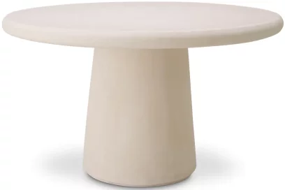 Вуличний обідній стіл 132,5 cm, Smooth cream