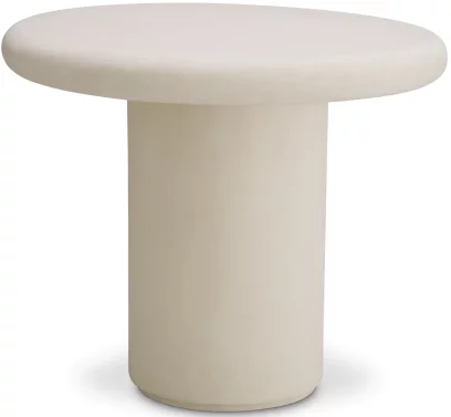 Вуличний приставний столик 70 cm, Smooth cream
