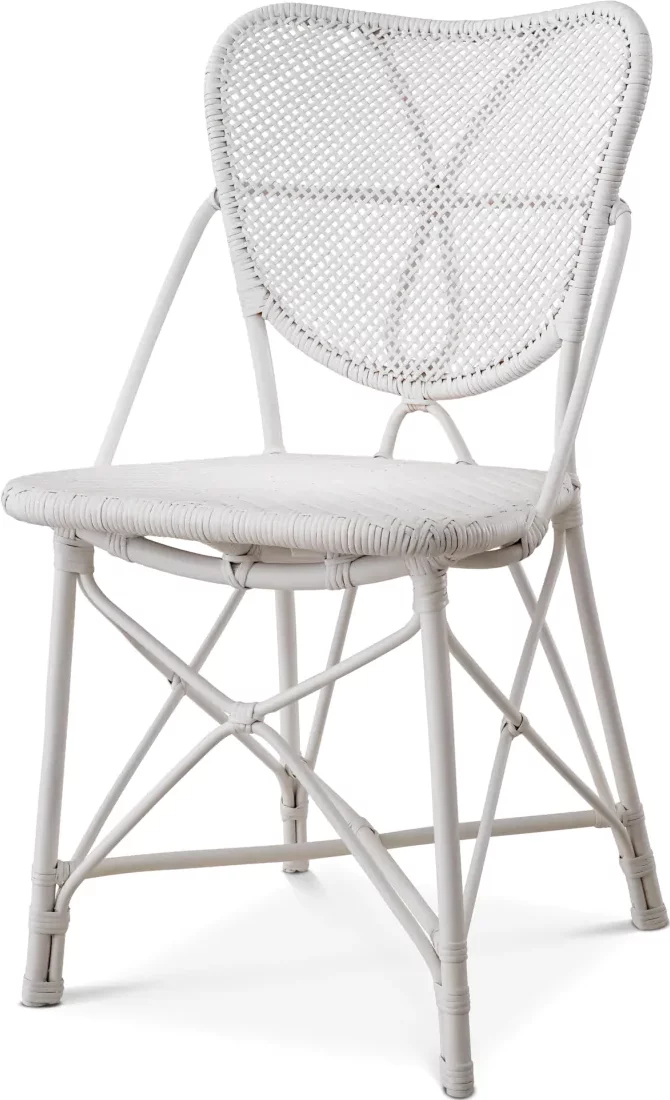Стілець обідній , White rattan