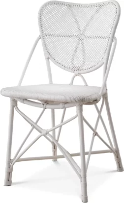 Стілець обідній , White rattan
