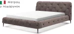 Комплект ліжко та італійській матрас, Tiramisu velvet 160*200