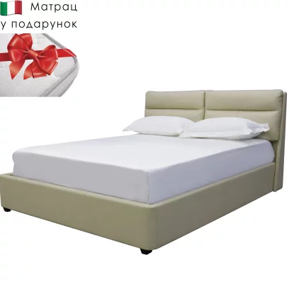 Комплект ліжко та італійській матрас 180*200 з підйомним механізмом, Beige velvet