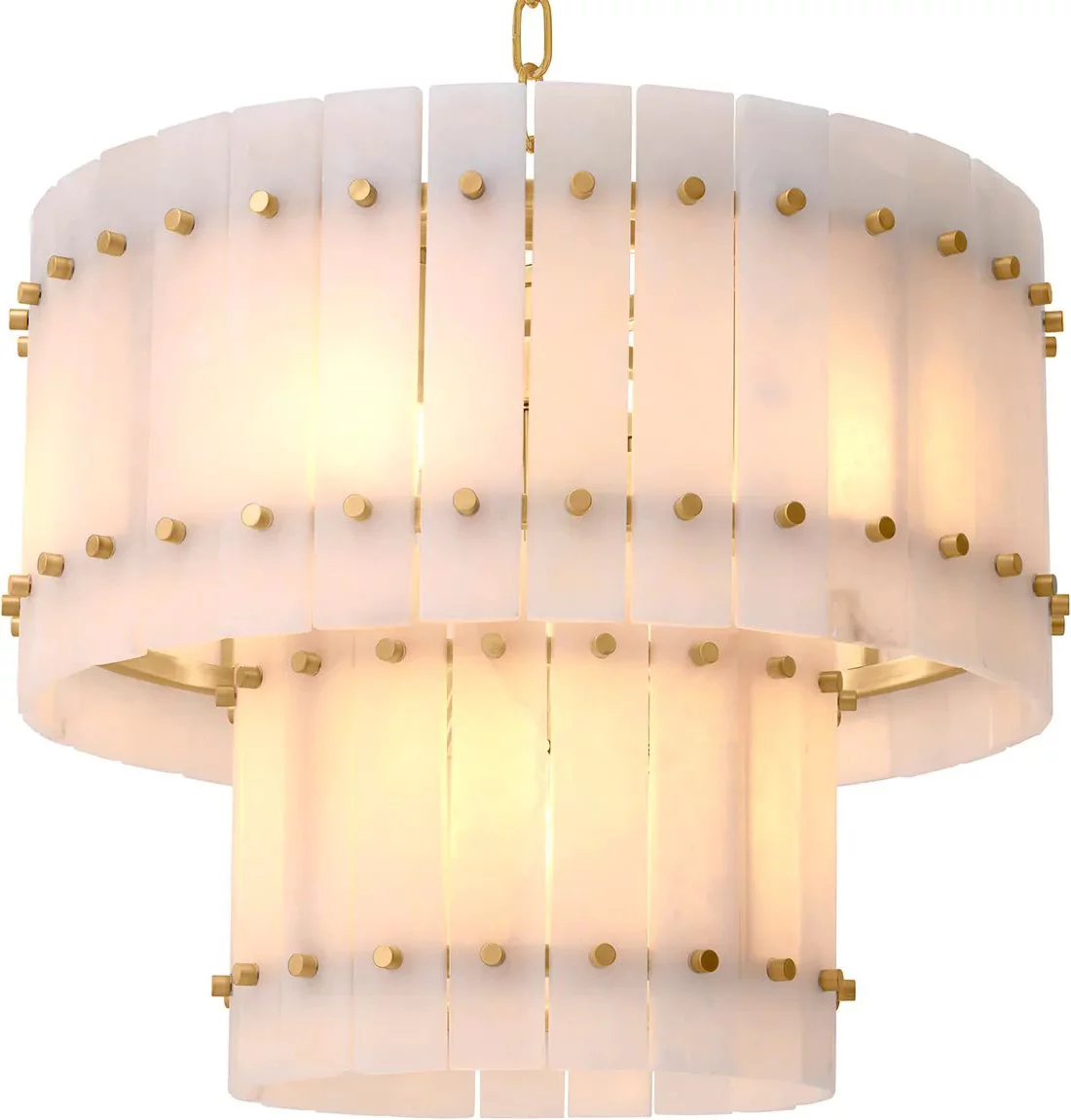 Люстра , Antique brass finish, alabaster