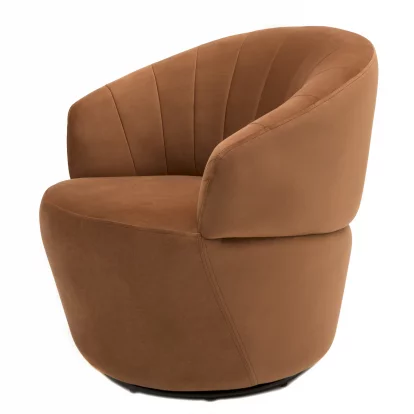 Крісло поворотне , Bronze velvet