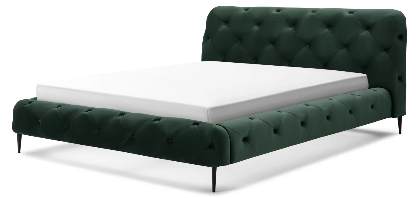 Ліжко 160*200, Verde mare velvet