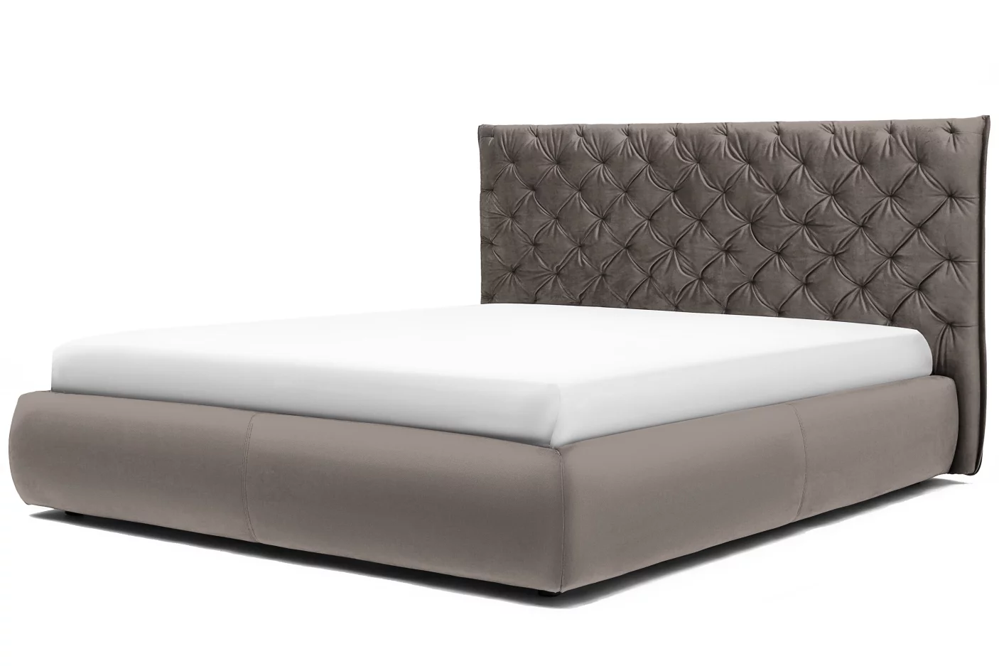 Ліжко 160*200 з підйомним механізмом, Silver velvet